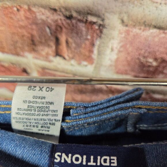 Vintage Men's KMART Basic Editions Comfort Action Stretch Denim Jeans 40 x 29 - Picture 9 of 9